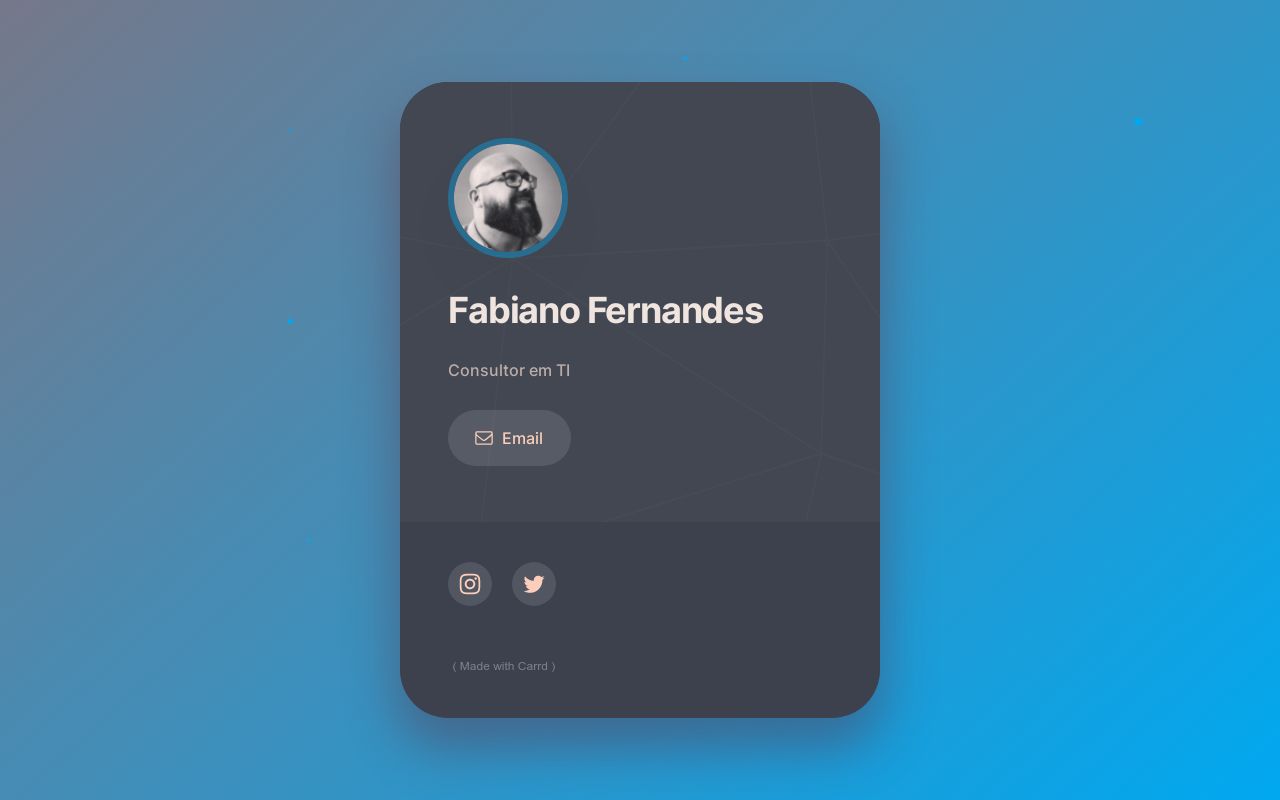 Carrd profile picture for @fabiano